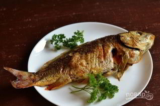 Запекание карпа в духовке