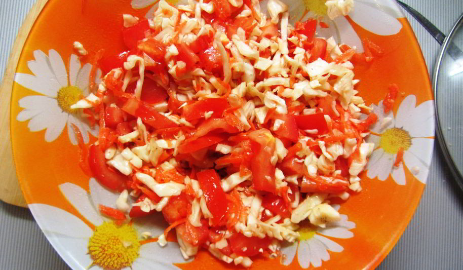 Рецепт салата-гарнира к жаренному мясу