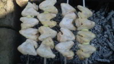 куриный шашлык на кефире