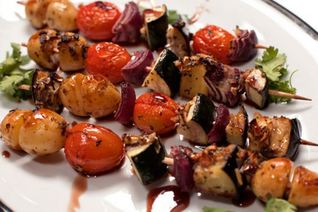 Овощной шашлык