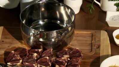 шашлычки из сердечек индейки с пилавом