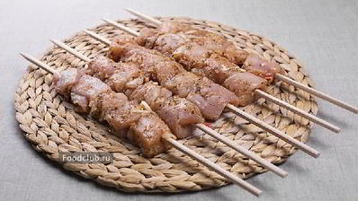 шашлык из курицы в чесночно-луковом маринаде