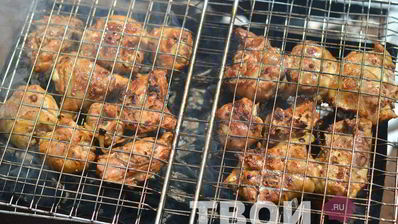 шашлык из курицы