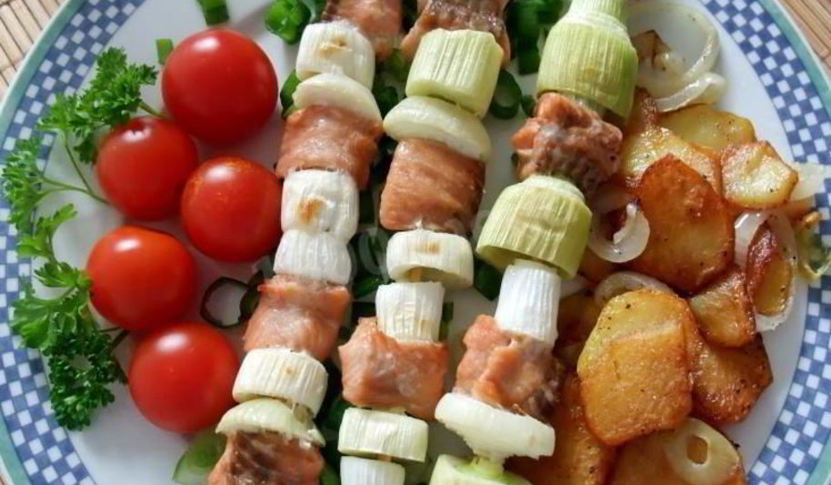 Рецепт шашлыка из лосося
