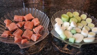 шашлык из лосося