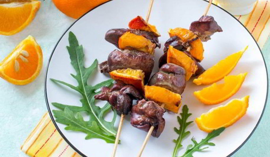 Рецепт шашлыка из свинины с апельсином и специями