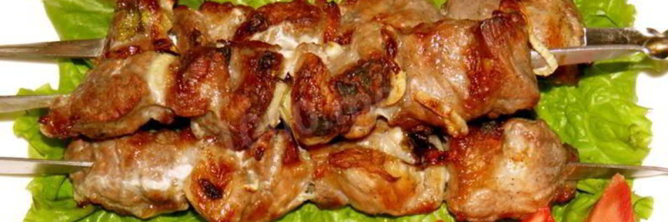 Шашлык из свинины с уксусом