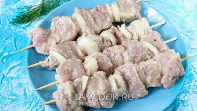 шашлык из свинины в мультиварке