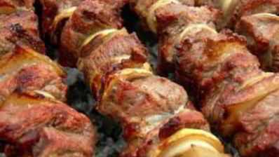 шашлык из телятины по-узбекски