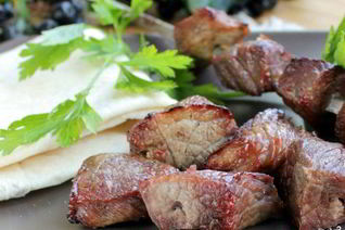 Шашлык из телятины в пиве