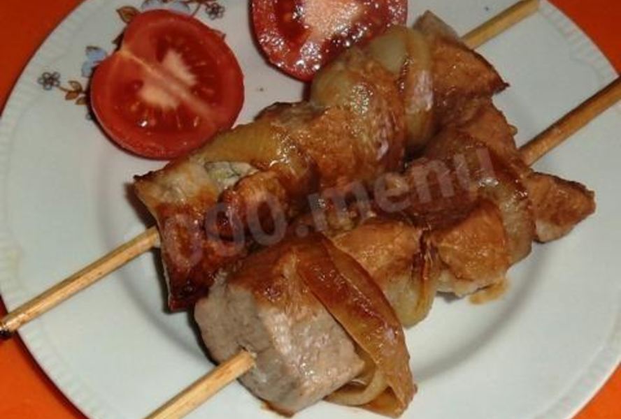 Шашлык на сковороде