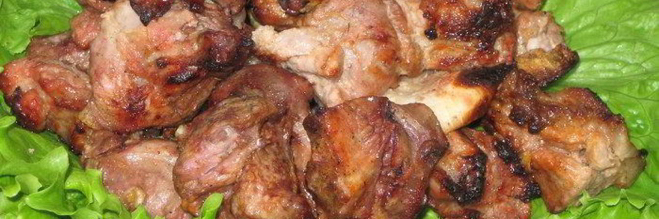 Шашлык в красном вине