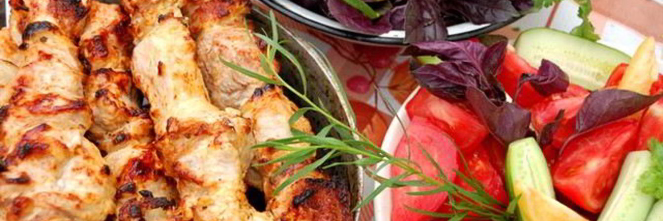 Шашлык в маринаде с тархуном и растительным маслом