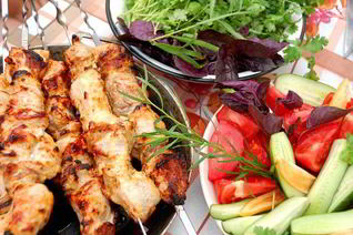 Шашлык в маринаде с тархуном и растительным маслом