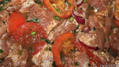 сочный шашлык из свиной шеи