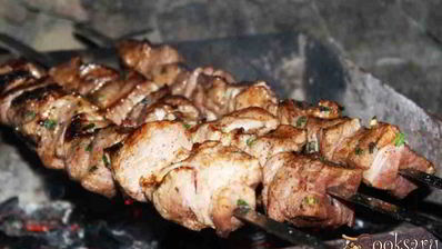 сочный шашлык из свиной шеи
