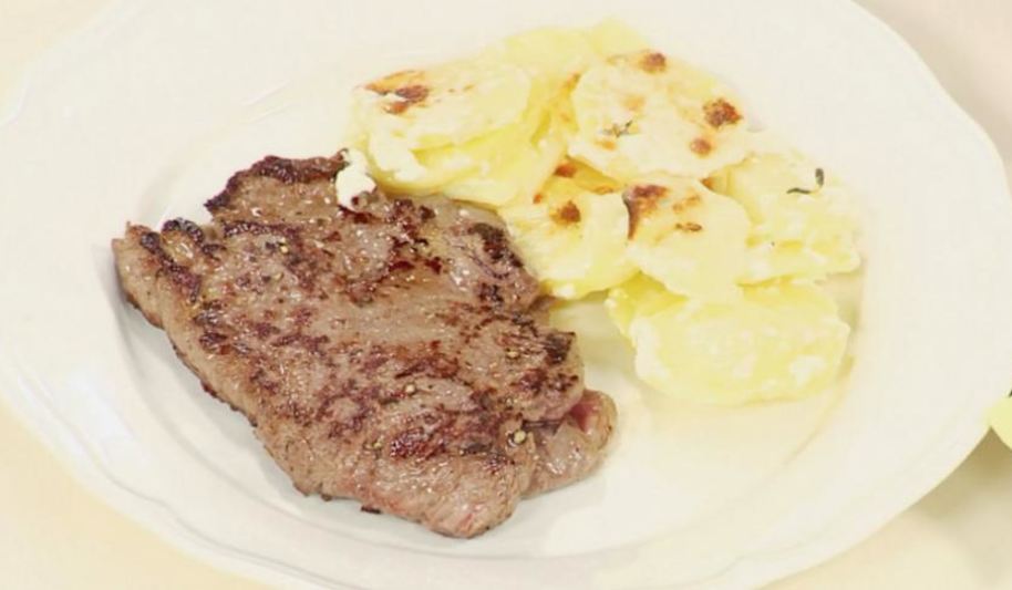 Рецепт минутного стейка