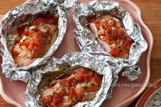 Рыбные стейки, запеченные в духовке и фольге