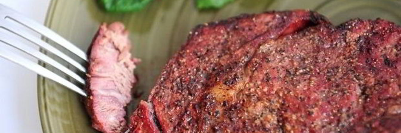 Стейк рибай на гриле