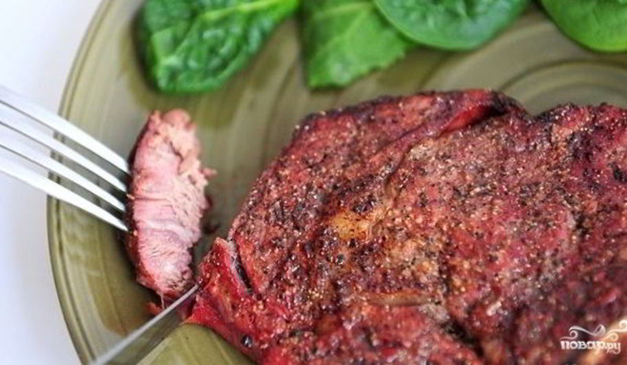 Рецепт стейка рибай на гриле