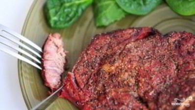 стейк рибай на гриле