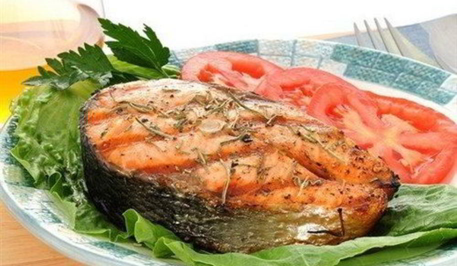 Рецепт стейка семги под сыром в духовке