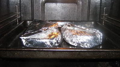 стейк семги в духовке в фольге