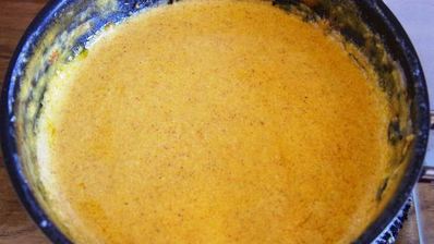 стейки-гриль из зубатки под сливочным соусом