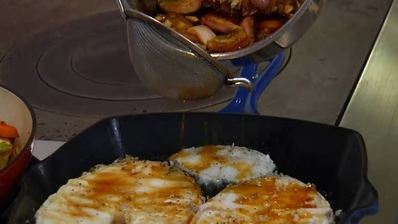 стейки из белой рыбы в соусе терияки