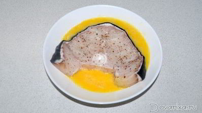 жареные стейки акулы