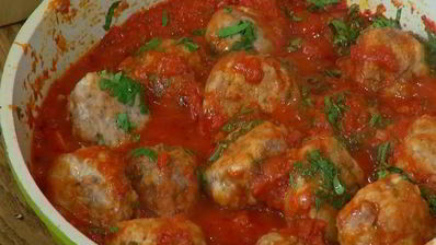 булочки с тефтелями