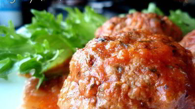 говяжьи тефтели с фасолью и моцареллой