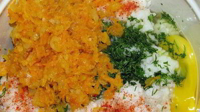 рисовые овощные тефтельки с белыми грибами