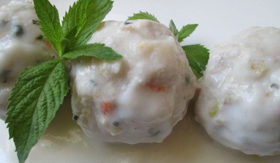 Рецепт тефтелей индюшачьи с овощами и мятой