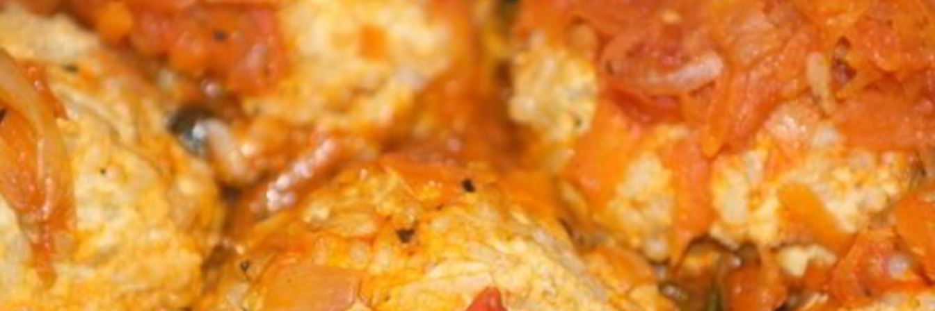 Тефтели из индейки с рисом