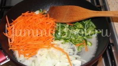 тефтели из морепродуктов с овощами