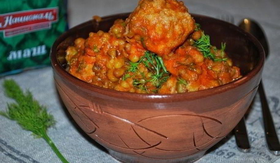 Рецепт тефтелей с машем