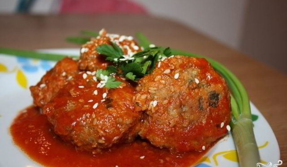 Рецепт тефтелей с овощами в мультиварке