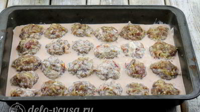 тефтели с рисом в духовке