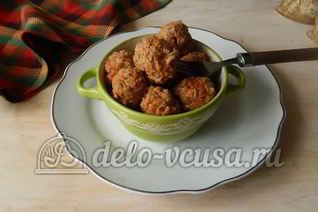 Тефтели с рисом в мультиварке