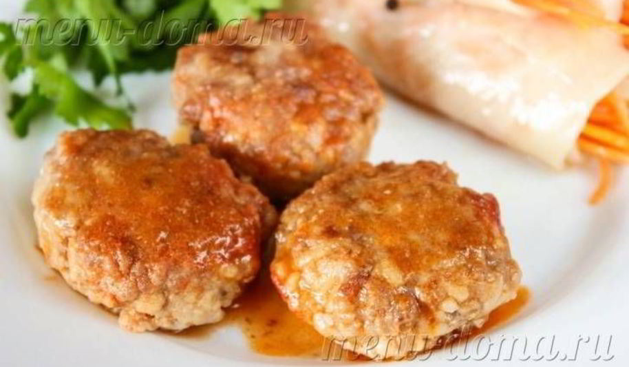 Рецепт тефтелей с рисом в томатном соусе