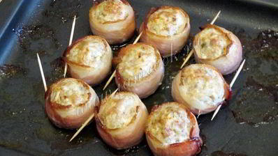 тефтели в духовке в беконе