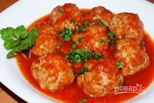 Вкусные тефтели с подливкой