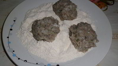 запеченные рисово-рыбные тефтели