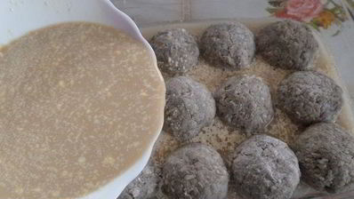 запеченные рисово-рыбные тефтели