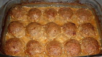 запеченные рисово-рыбные тефтели