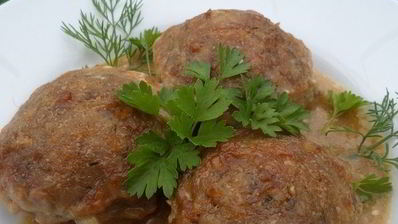 запеченные рисово-рыбные тефтели