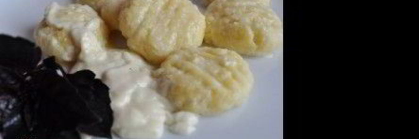 Творожные ньокки со сливочным соусом