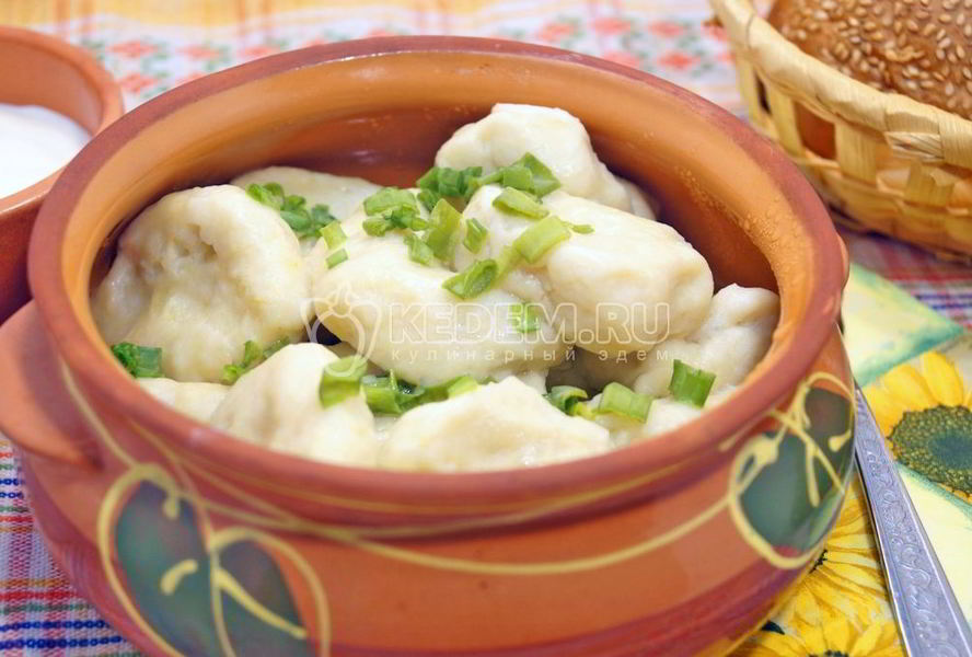 Ленивые вареники с картошкой