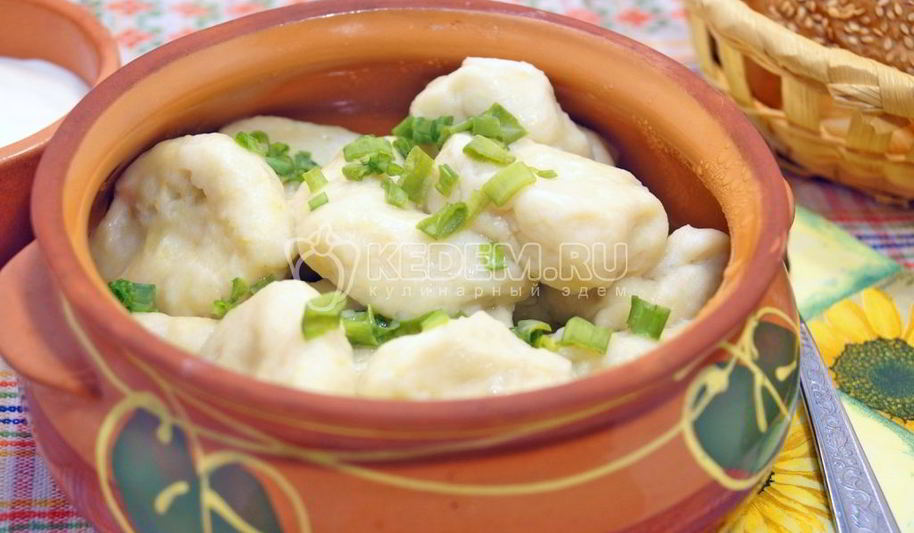 Рецепт ленивых вареников с картошкой